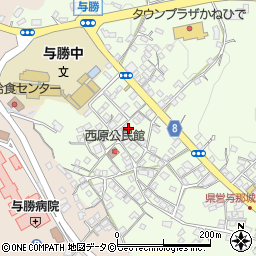 沖縄県うるま市与那城西原674周辺の地図