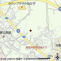 沖縄県うるま市与那城西原周辺の地図