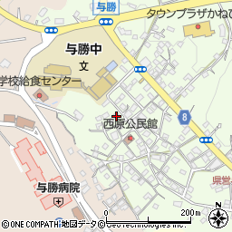 沖縄県うるま市与那城西原101周辺の地図