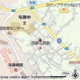 沖縄県うるま市与那城西原666周辺の地図
