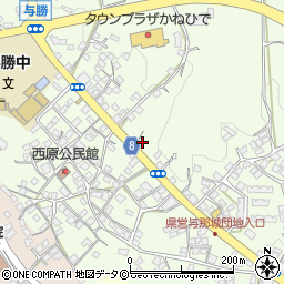 沖縄県うるま市与那城西原731周辺の地図