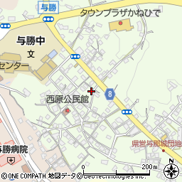 沖縄県うるま市与那城西原676周辺の地図