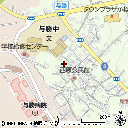 沖縄県うるま市与那城西原109周辺の地図
