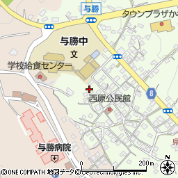 沖縄県うるま市与那城西原110周辺の地図