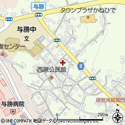 沖縄県うるま市与那城西原675周辺の地図