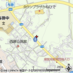 沖縄県うるま市与那城西原732周辺の地図