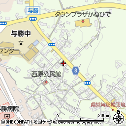 沖縄県うるま市与那城西原736周辺の地図