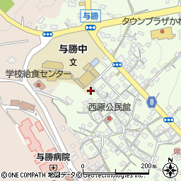 沖縄県うるま市与那城西原111周辺の地図