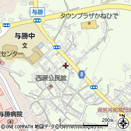 沖縄県うるま市与那城西原642周辺の地図