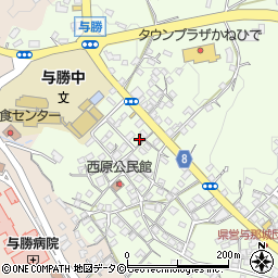 沖縄県うるま市与那城西原664周辺の地図