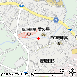 キャッスル安慶田周辺の地図