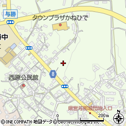 沖縄県うるま市与那城西原743周辺の地図