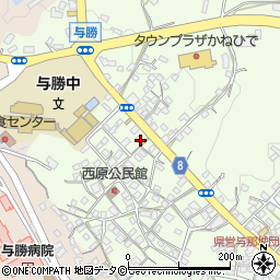 沖縄県うるま市与那城西原643周辺の地図