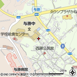 沖縄県うるま市与那城西原191周辺の地図