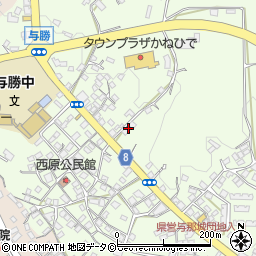 沖縄県うるま市与那城西原741周辺の地図
