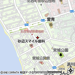 北谷宮城郵便局 ＡＴＭ周辺の地図