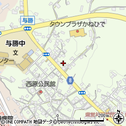 沖縄県うるま市与那城西原740周辺の地図