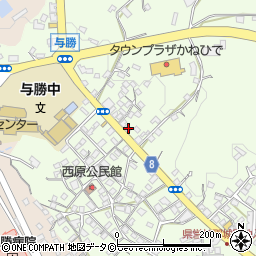 沖縄県うるま市与那城西原640周辺の地図