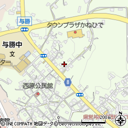 沖縄県うるま市与那城西原637周辺の地図