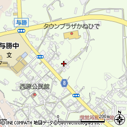 沖縄県うるま市与那城西原635周辺の地図