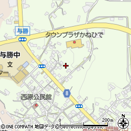 沖縄県うるま市与那城西原631周辺の地図