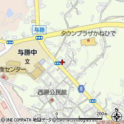 沖縄県うるま市与那城西原647周辺の地図
