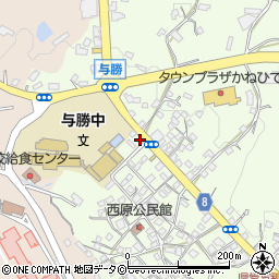 沖縄県うるま市与那城西原201周辺の地図