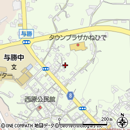 沖縄県うるま市与那城西原621周辺の地図