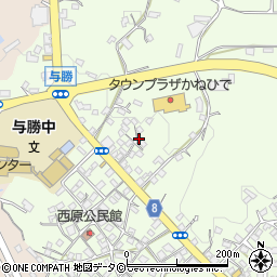 沖縄県うるま市与那城西原620周辺の地図