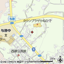 沖縄県うるま市与那城西原623周辺の地図