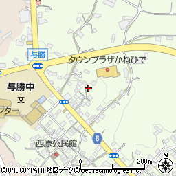 沖縄県うるま市与那城西原619周辺の地図
