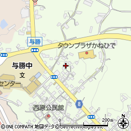 沖縄県うるま市与那城西原618周辺の地図
