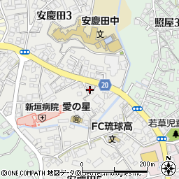 ミルコマンション安慶田リアーレ周辺の地図