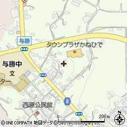 沖縄県うるま市与那城西原614周辺の地図
