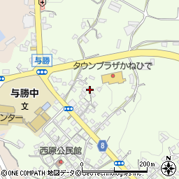 沖縄県うるま市与那城西原615周辺の地図