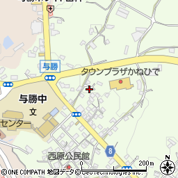 沖縄県うるま市与那城西原616周辺の地図