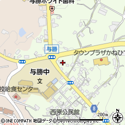 沖縄県うるま市与那城西原254周辺の地図