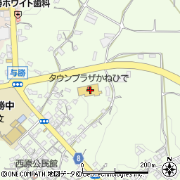 沖縄県うるま市与那城西原596周辺の地図