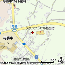 沖縄県うるま市与那城西原593周辺の地図