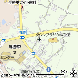 沖縄県うるま市与那城西原589周辺の地図