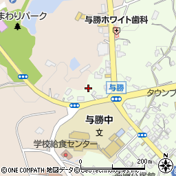 沖縄県うるま市与那城西原167周辺の地図