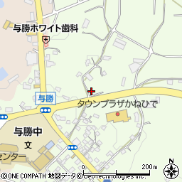 沖縄県うるま市与那城西原584周辺の地図