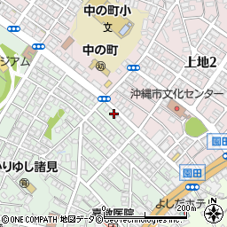 山陽警備保障沖縄株式会社　中部営業所周辺の地図