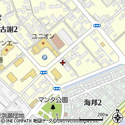 沖縄市古謝複合ビルＡ棟周辺の地図