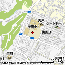 沖縄市立美東幼稚園周辺の地図