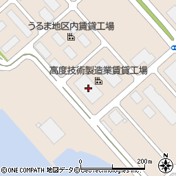 沖縄先端加工センター周辺の地図
