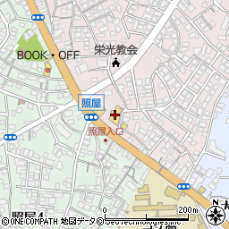 杏屋 コザ店周辺の地図