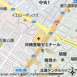 沖縄県農業協同組合　コザ支店周辺の地図