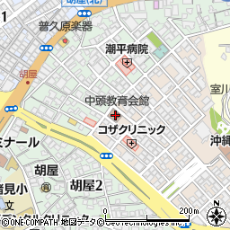 沖縄県教職員組合中頭支部周辺の地図