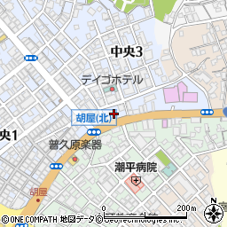 沖縄海邦銀行コザ支店周辺の地図